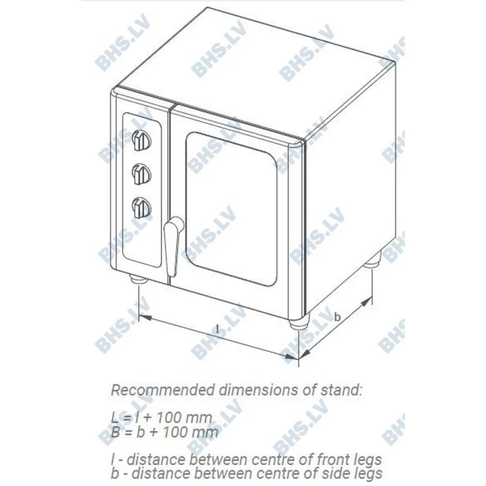 Stainless Steel Convection Oven Stand