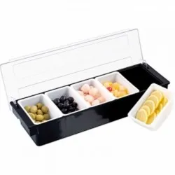 Récipient de bar, 5 boîtes