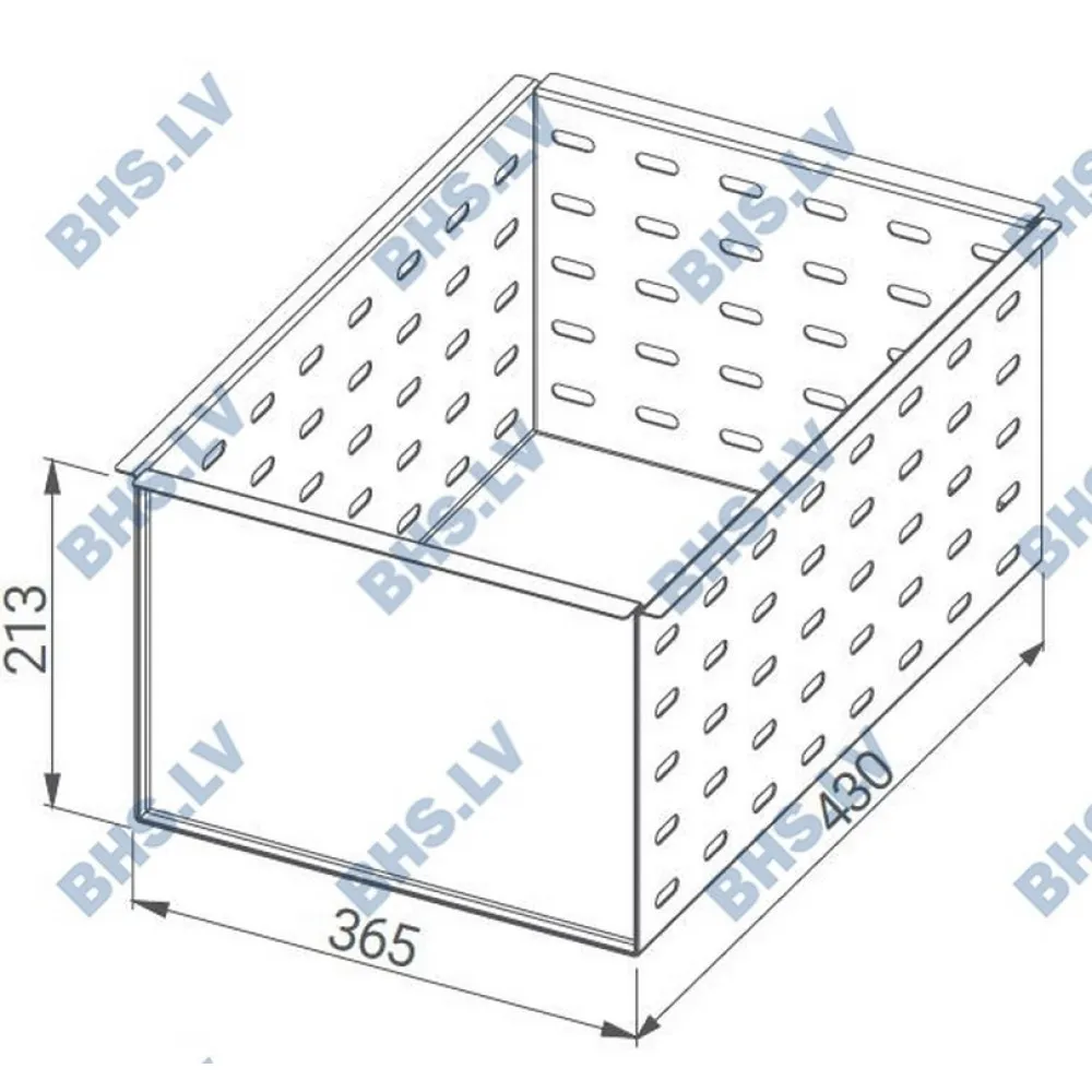Versatile Perforated Inserts for Beer Drawers