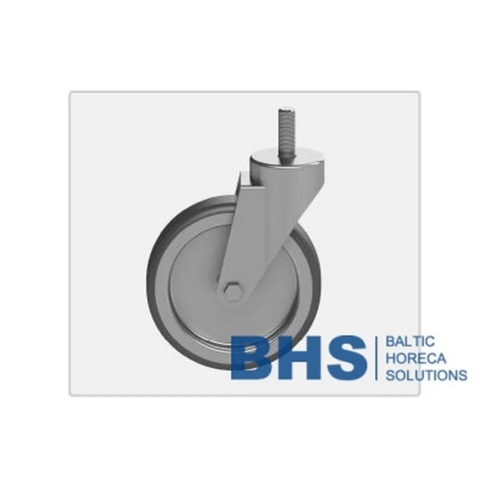 125 mm Galvanized Wheel Set for Shelving Systems