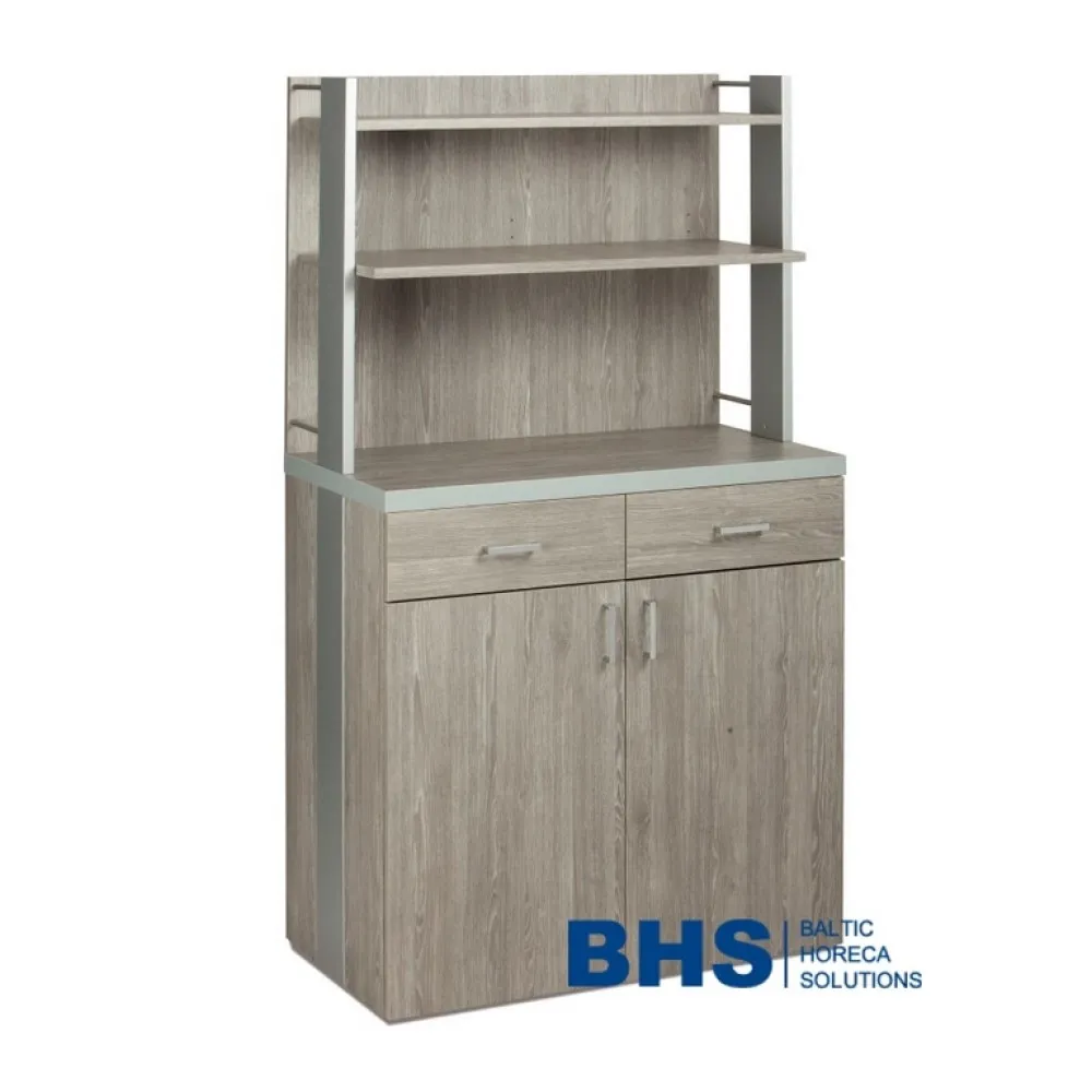 Mobile Waitstaff Station with Adjustable Shelf Mobile Waitstaff Station with Adjustable Shelf