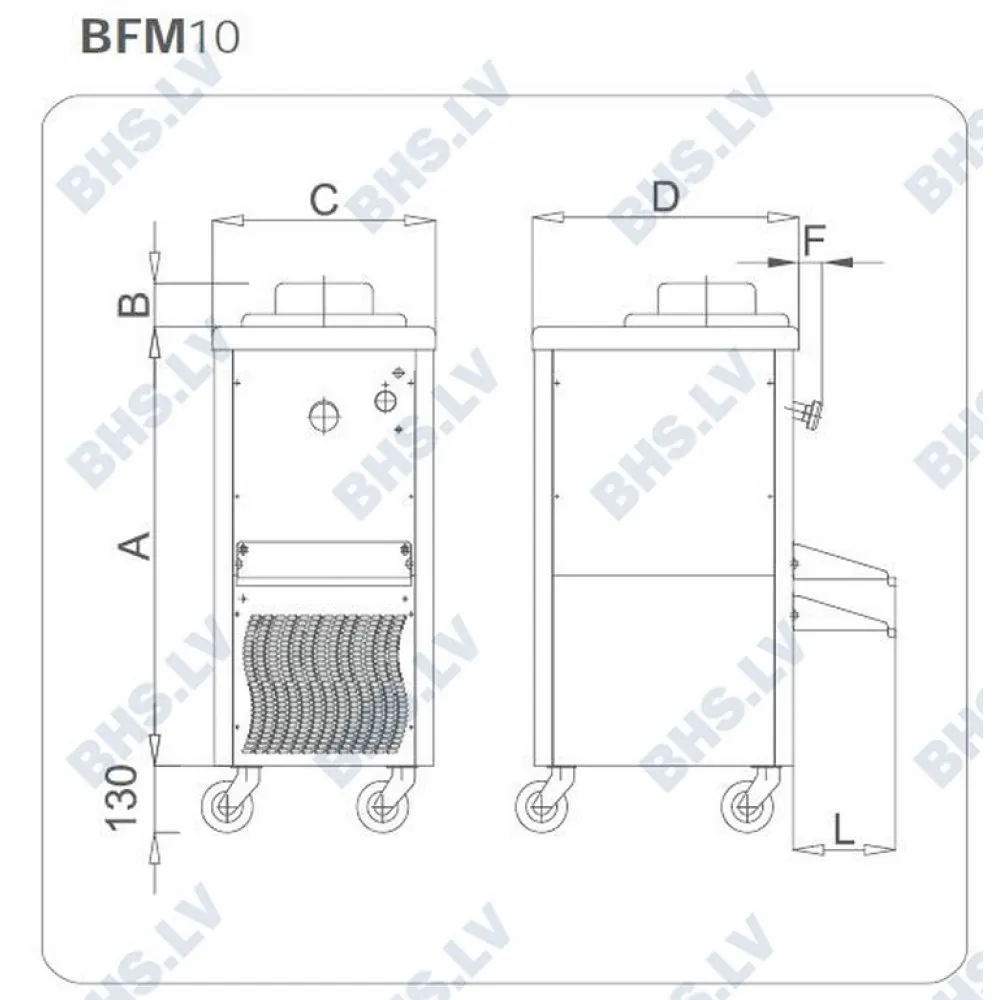 Commercial Grade Ice Cream Maker BFM10A