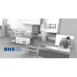 Metal table without shelf 2700