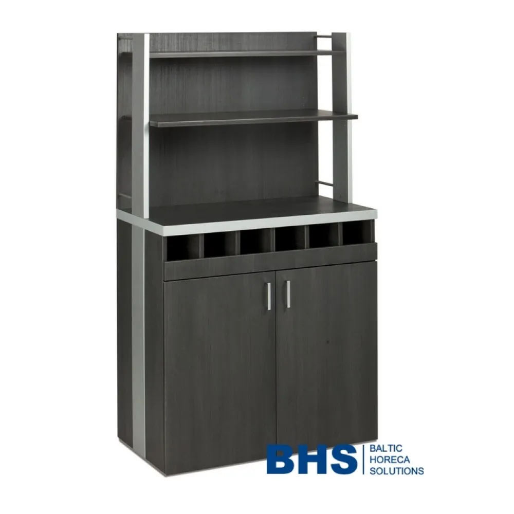 Mobile Waitstaff Station with Adjustable Shelf Mobile Waitstaff Station with Adjustable Shelf