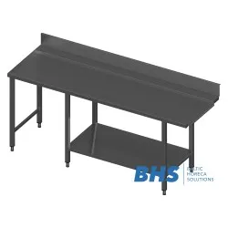 Table to dishwasher with space for equipment 1200