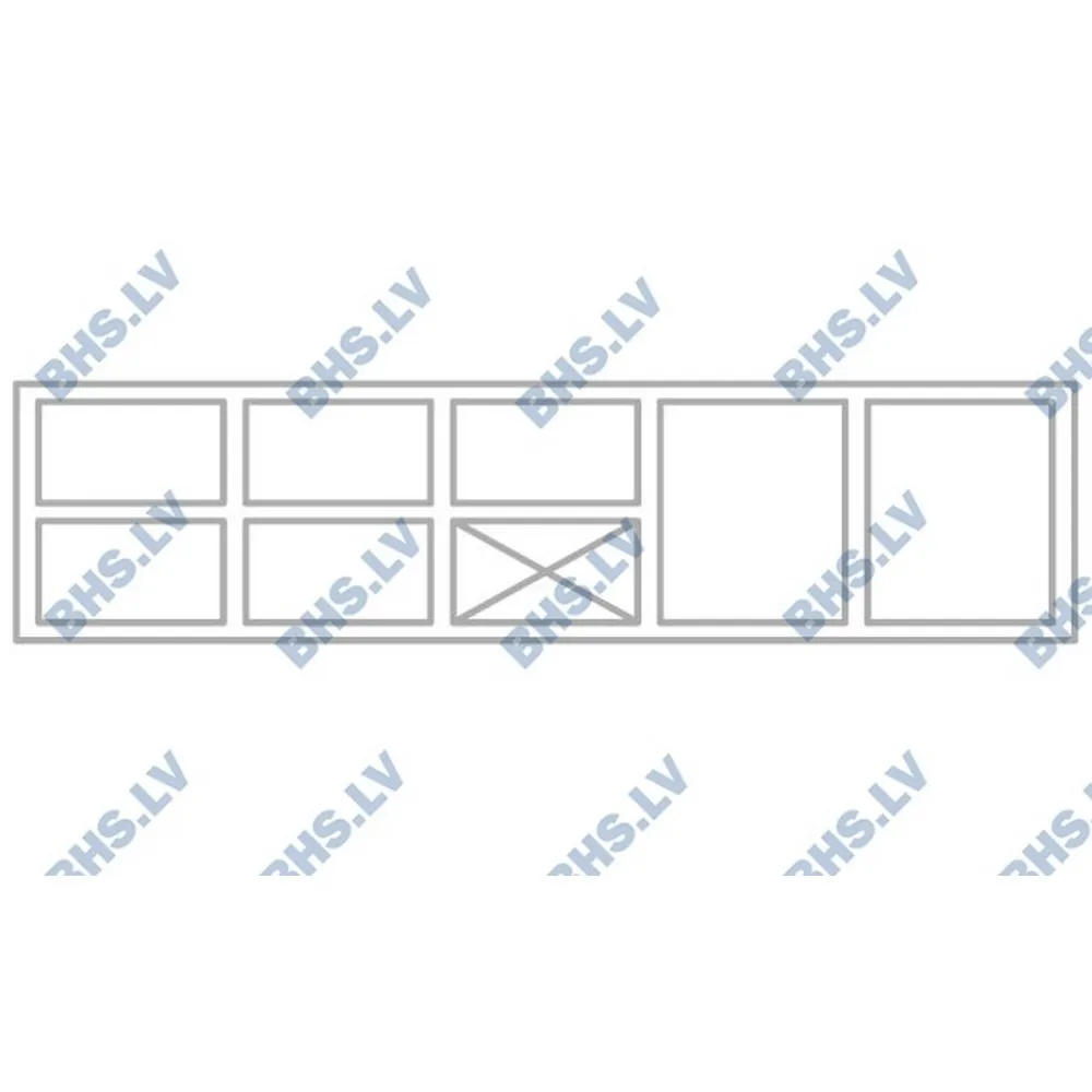 Congélateur de table P436 en inox - 430 l