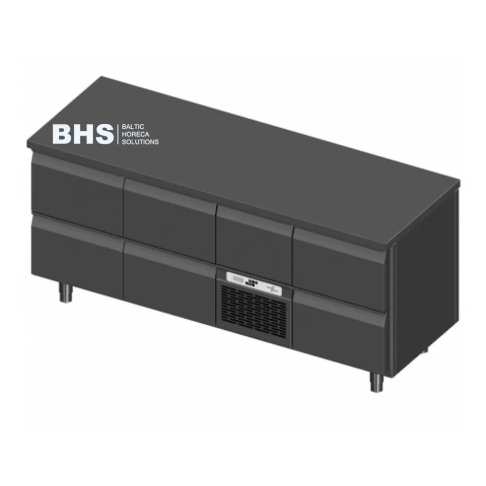 Versatile 1720mm Refrigeration Counter with Seven Drawers