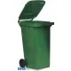 Stylish Green Trash Can - 120L