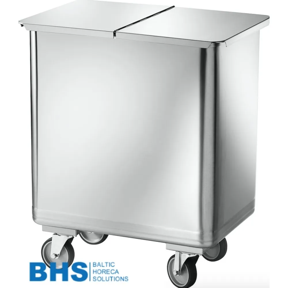Versatile 115L Garbage Can with Internal Separator