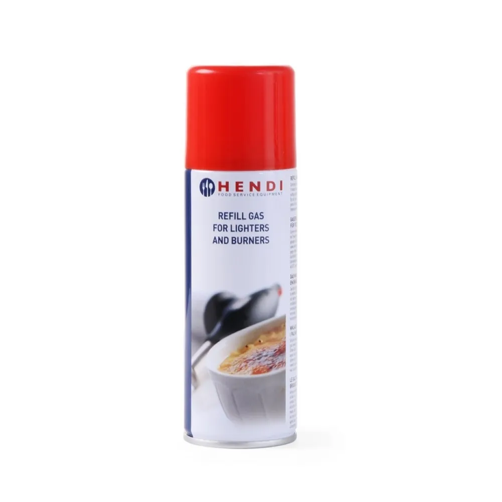 Cartouche de gaz 0,2 L avec différentes buses de remplissage