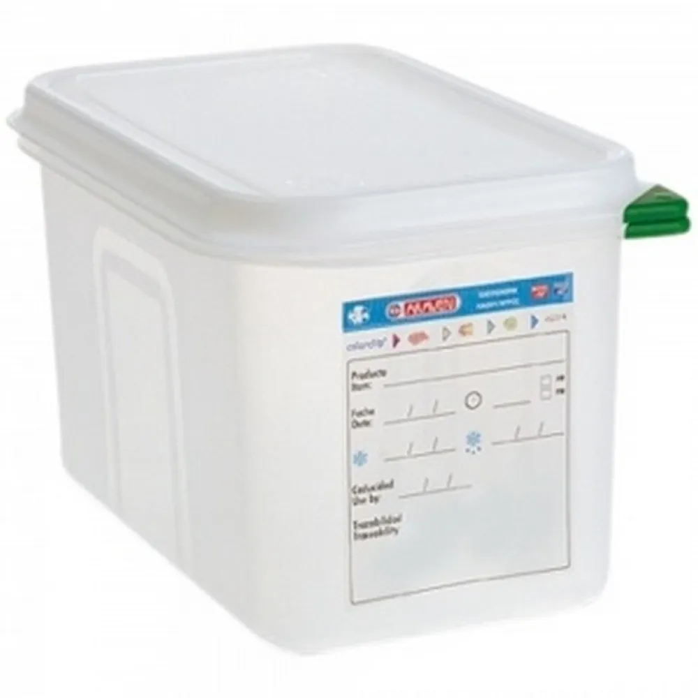 150mm GN 1/4 Opaque Polypropylene Storage Container with Lid