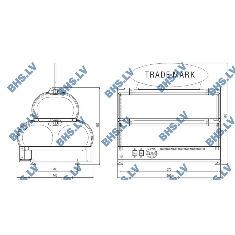 Elegant Inox Hot Display Case - HOT SPOT