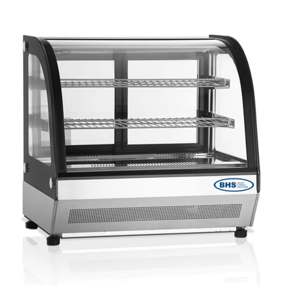 Sleek Black Refrigerated Showcase LCT750C