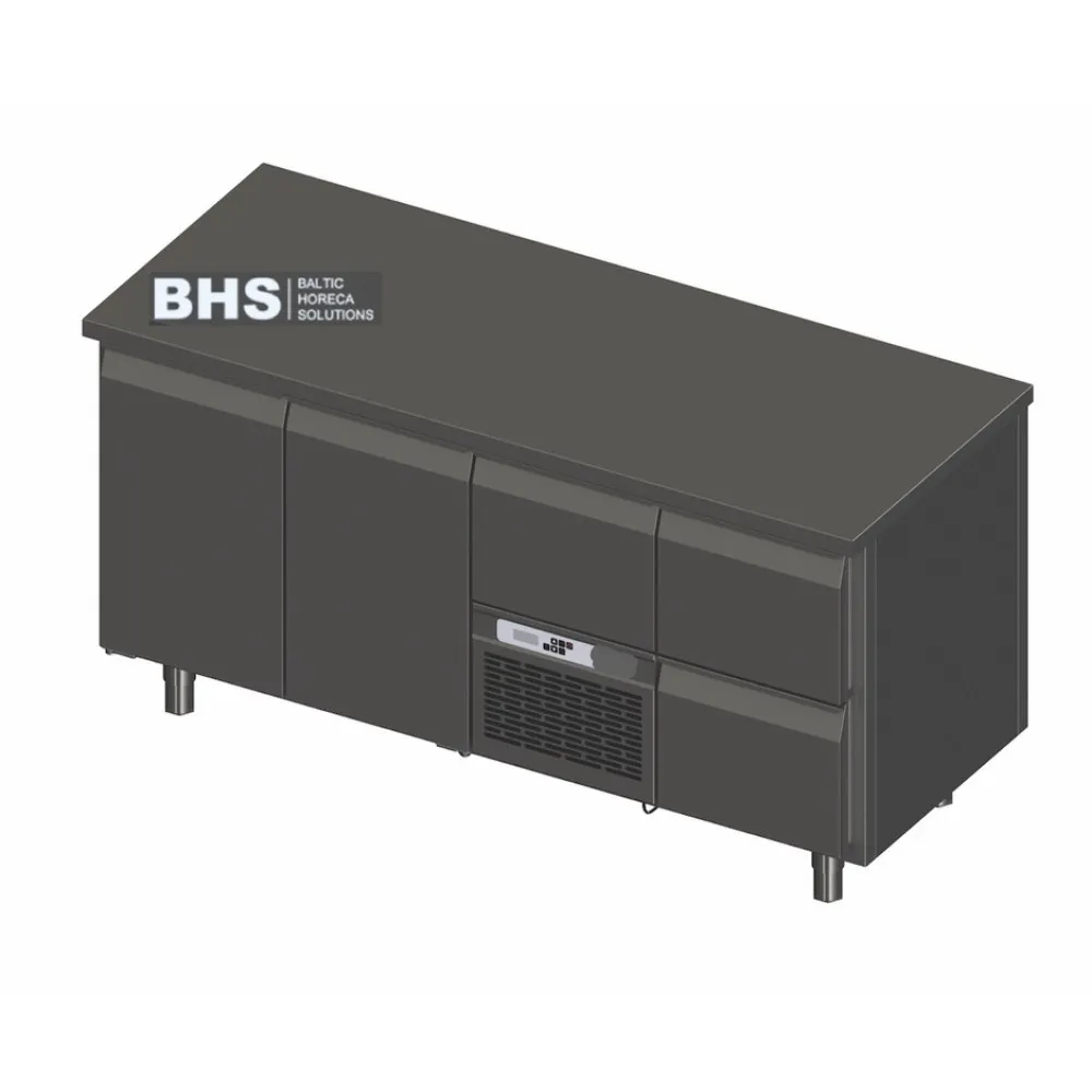 Congélateur de Table P332 - 1720mm en Acier Inox