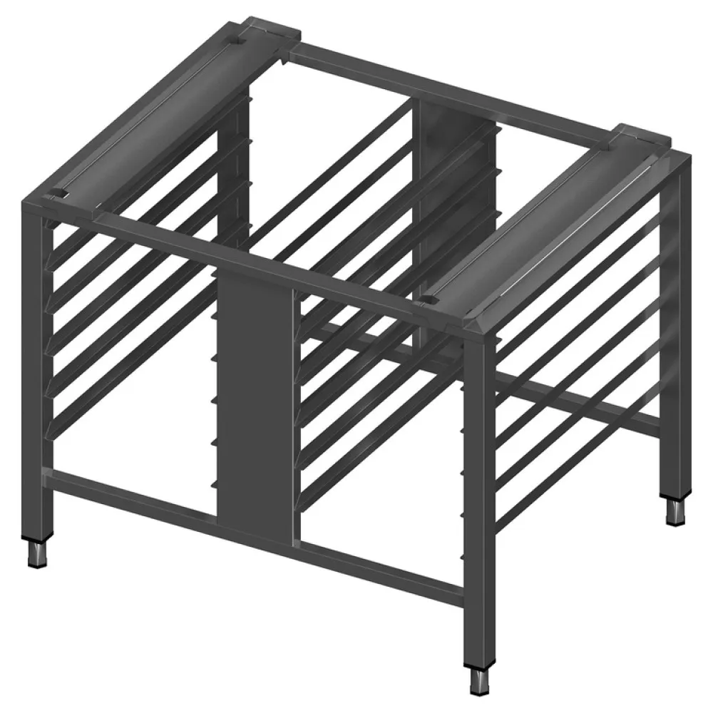 Heavy-Duty Stand for Convection Ovens with 12 GN1/1 Tray Setup