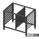 Professional Convection Oven Stand with Adjustable Features for 16 GN1/1 Trays