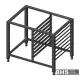 Heavy-Duty Stainless Steel Stand for Convection Ovens