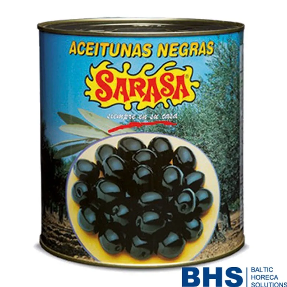 Melnos alyvuogės su kauliukais 5 kg Melnos alyvuogės su kauliukais 5 kg