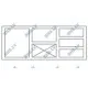 Granite-Enhanced Refrigeration Counter 1300 mm