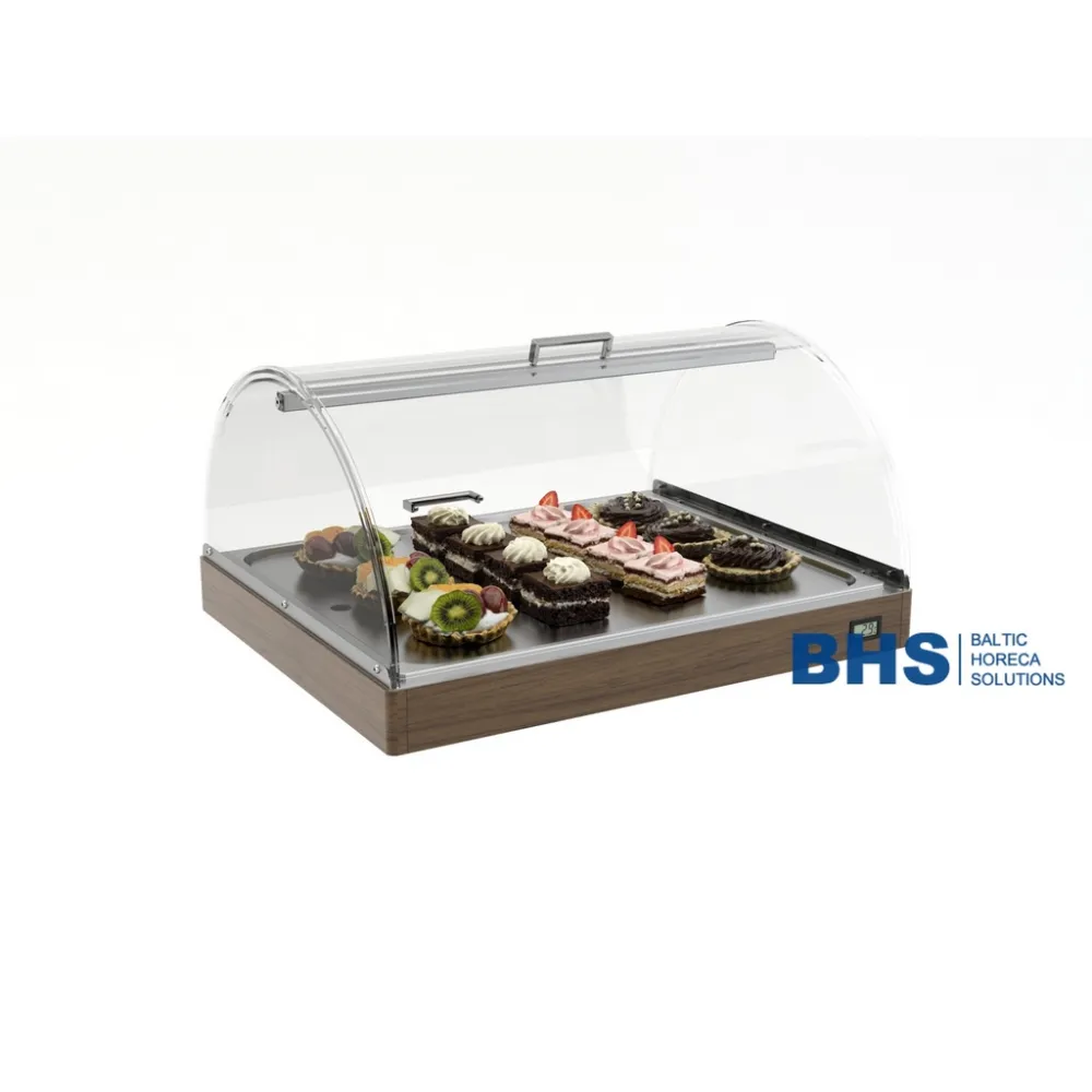 Premium Frosted Display Case for Desserts and Snacks
