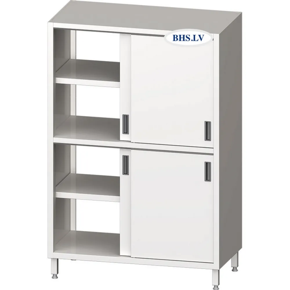 Sleek 8-Sliding Door Steel Cabinet