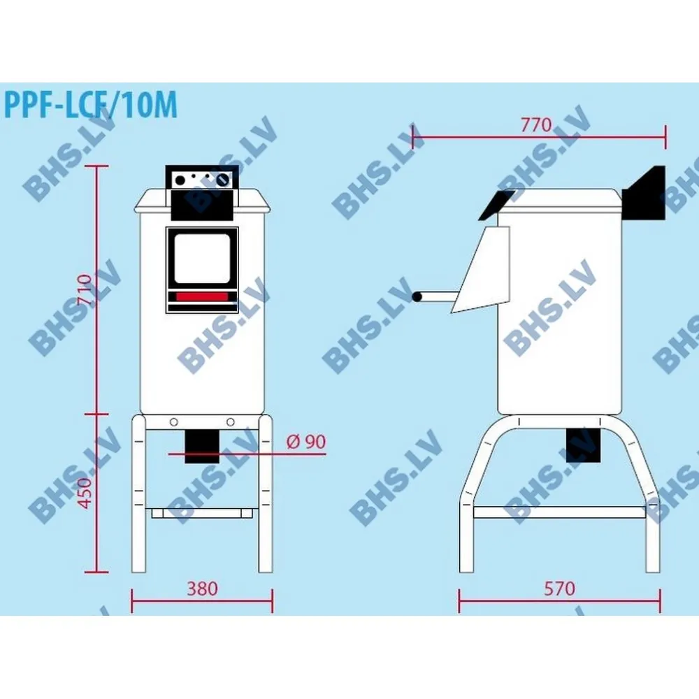 Mīdiju tīrāmā mašīna LCF/10M