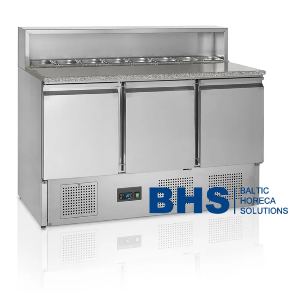 Professional Pizza Prep Table PT930 - Granite Finish