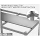 Professional Grade Kitchen Workbench with Cutting Board Holder Professional Grade Kitchen Workbench with Cutting Board Holder