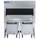 Commercial Ice Storage Tank with Cart BCD600