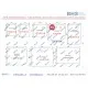 Рабочий стол с тремя раковинами и встроенной полкой 2200