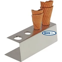 Stand for ice cream waffle - 4 waffles