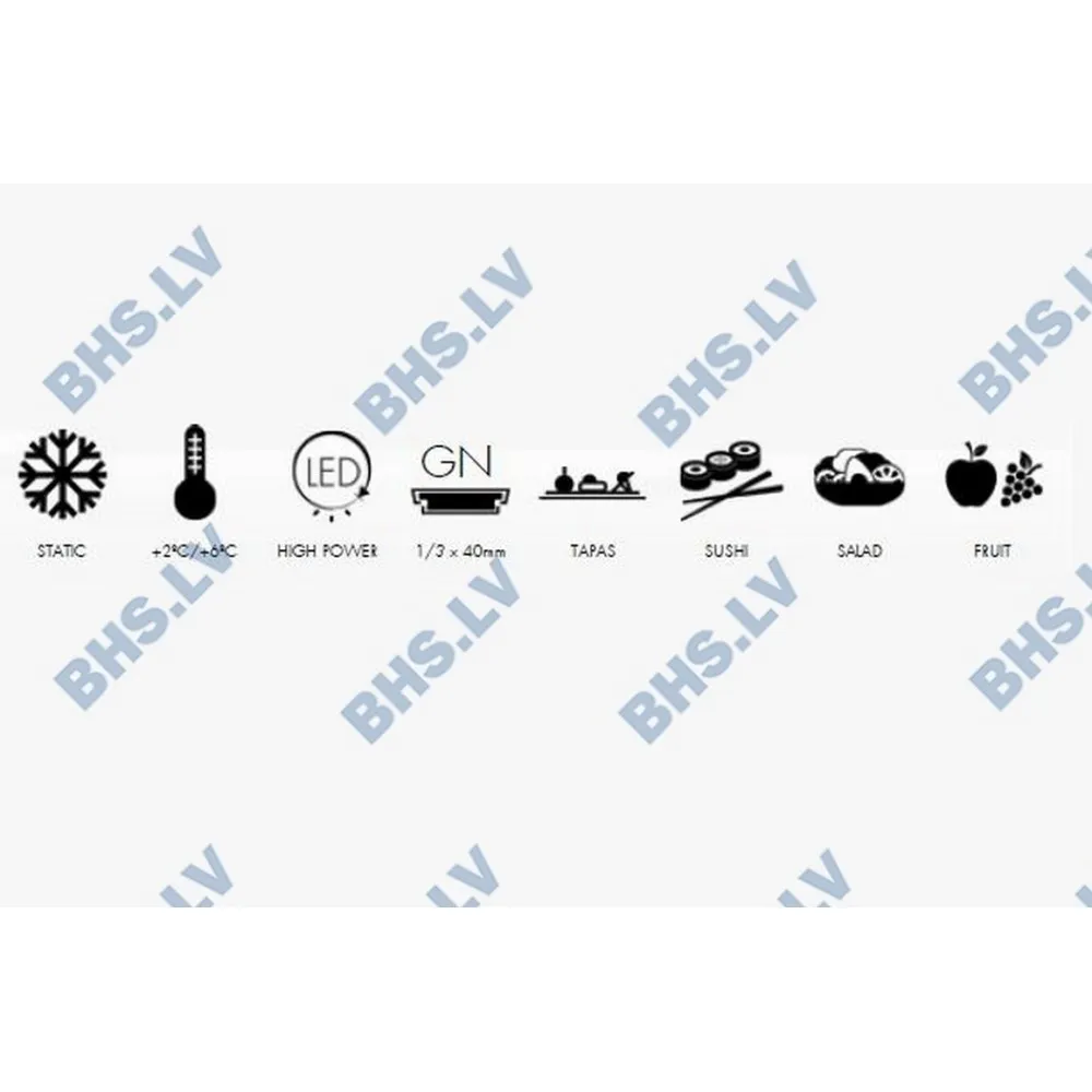 Sushi Vitrina STANDARD VS8EP
