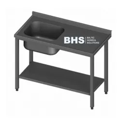 Metal table with sink and self  2400