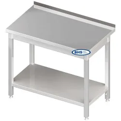 Metal table with shelf 600
