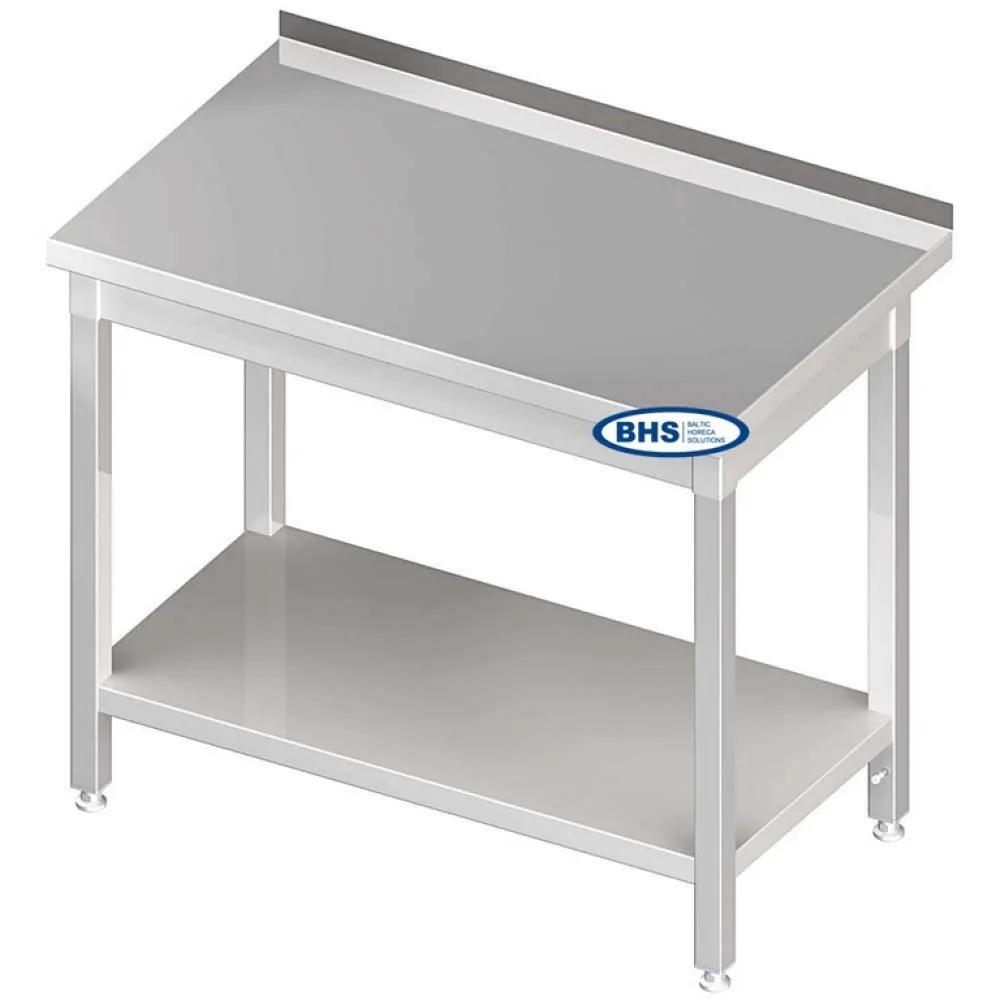 Customizable Stainless Steel Workstation with Shelf Customizable Stainless Steel Workstation with Shelf