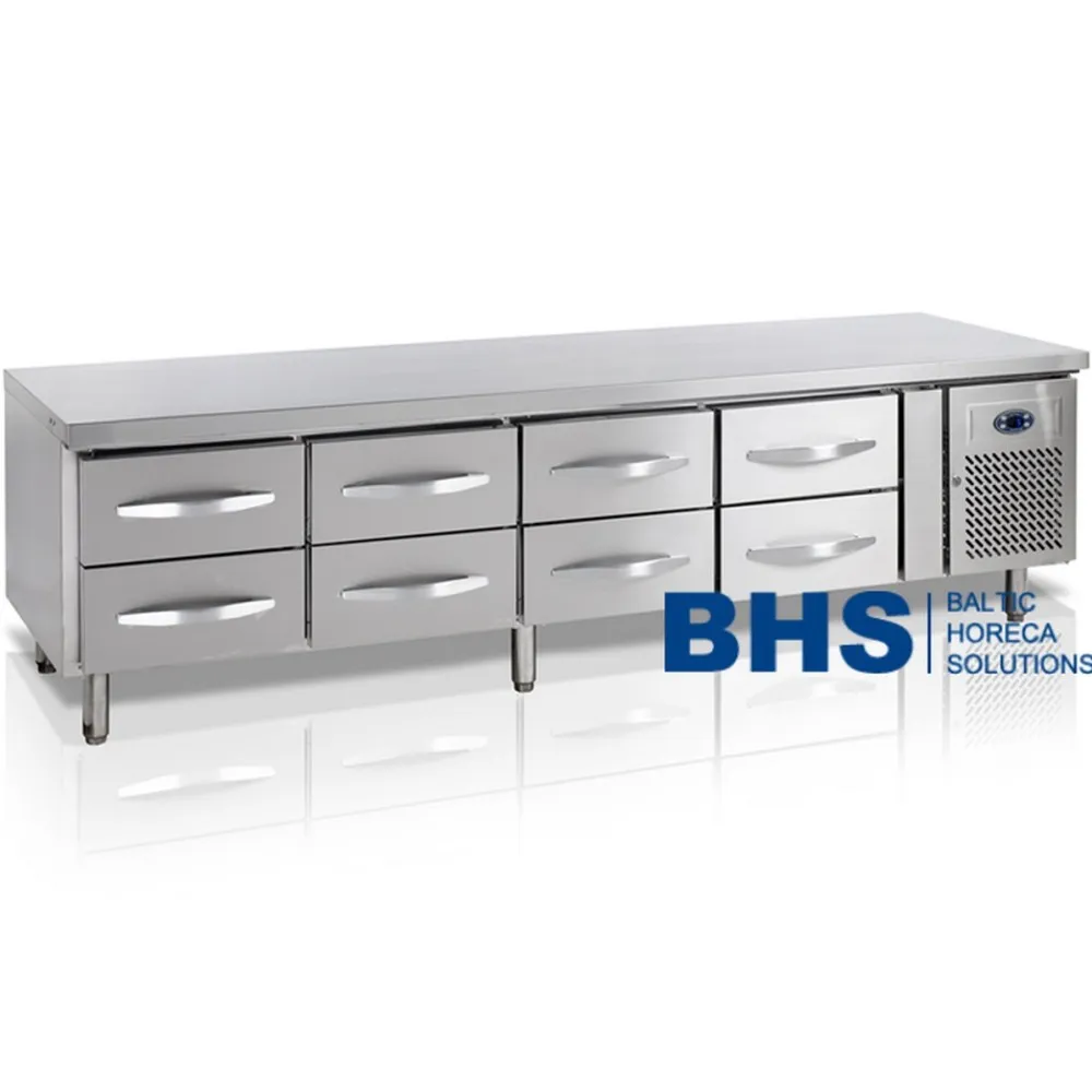Versatile 8-Drawer Refrigeration Table for Professionals