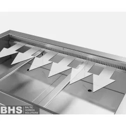 Drop-In ventilated cold basin 495 mm