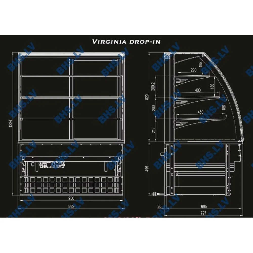 VIRGINIA HOT - Moderni Karštų Vitrinų Sistema