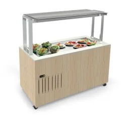 Витрина горячая 6-1/1,  30/ 80