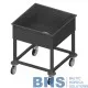 Versatile Cutlery Transport Cart with Brakes