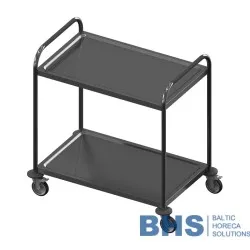 Stainless steel serving trolley VTS2