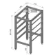 Versatile Gastronomy Frame with Container Guides