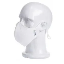 Audinio veido kaukė white