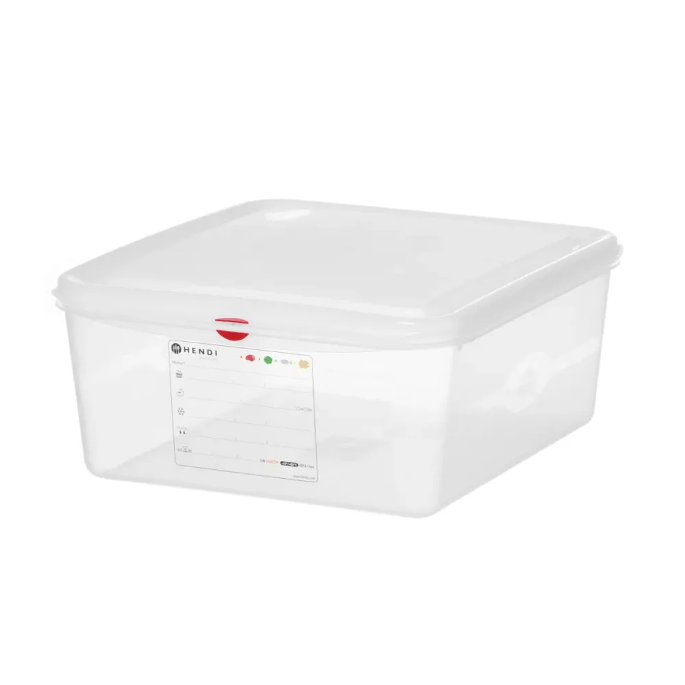 GN 2/3 H-150 mm indas su dangčiu, polipropilenas, 13,5 L (873311)