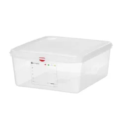 GN 2/3 H-150 mm indas su dangčiu, polipropilenas, 13,5 L
