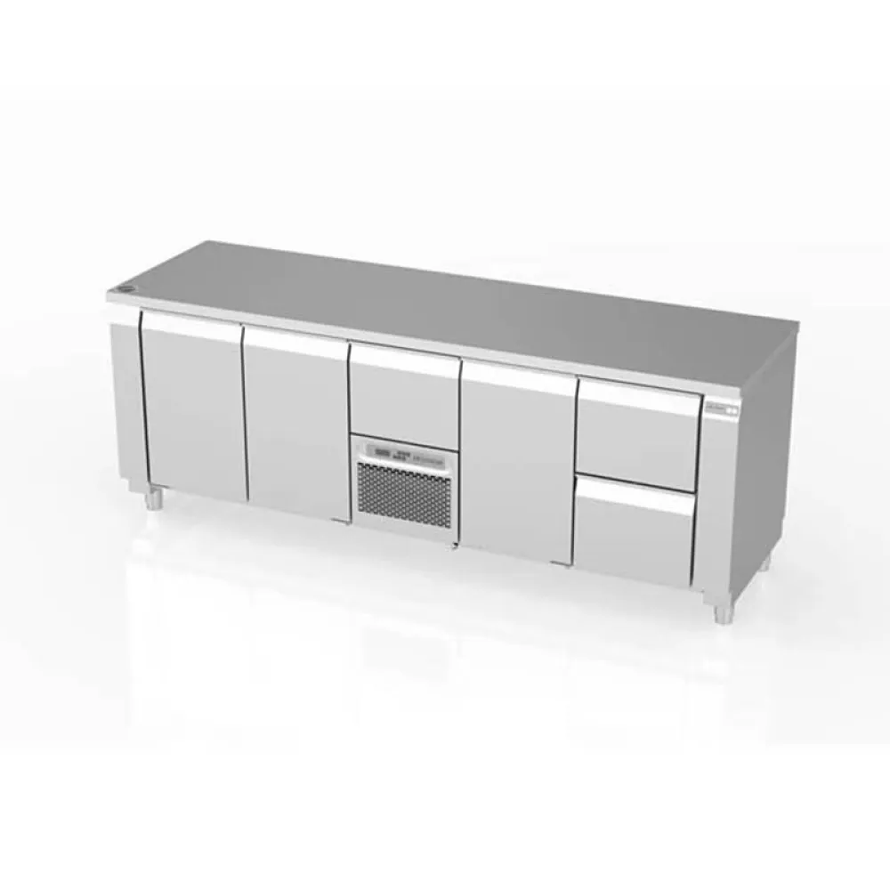 Aukščio reguliuojamas šaldymo stalas P433 su modernia technologija