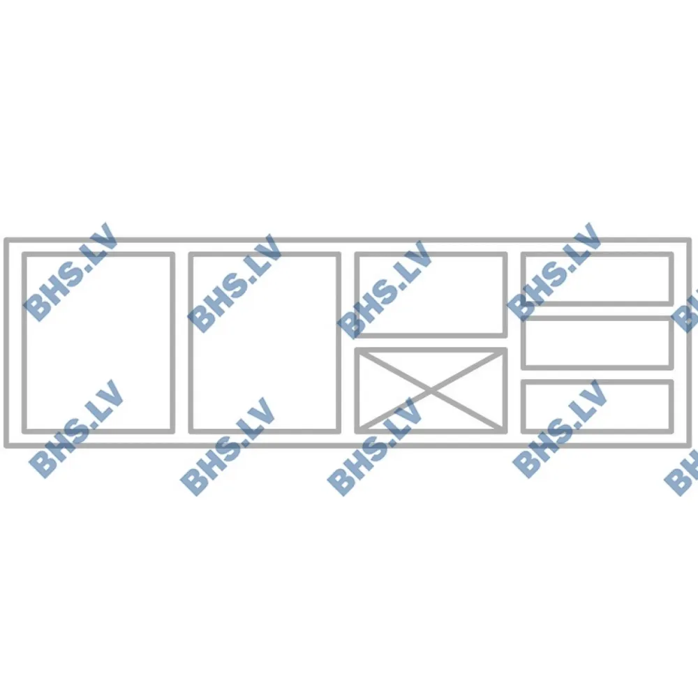 Saladette Professionnelle P342 - 1720 mm