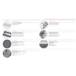 Galds ledusskapis ar granīta virsmu P240 1300mm