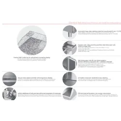 Galds ledusskapis ar granīta virsmu P433 2130mm