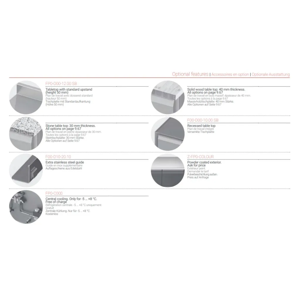 Table Réfrigérée pour Plaques de Pâtisserie P206 - Solution Pratique